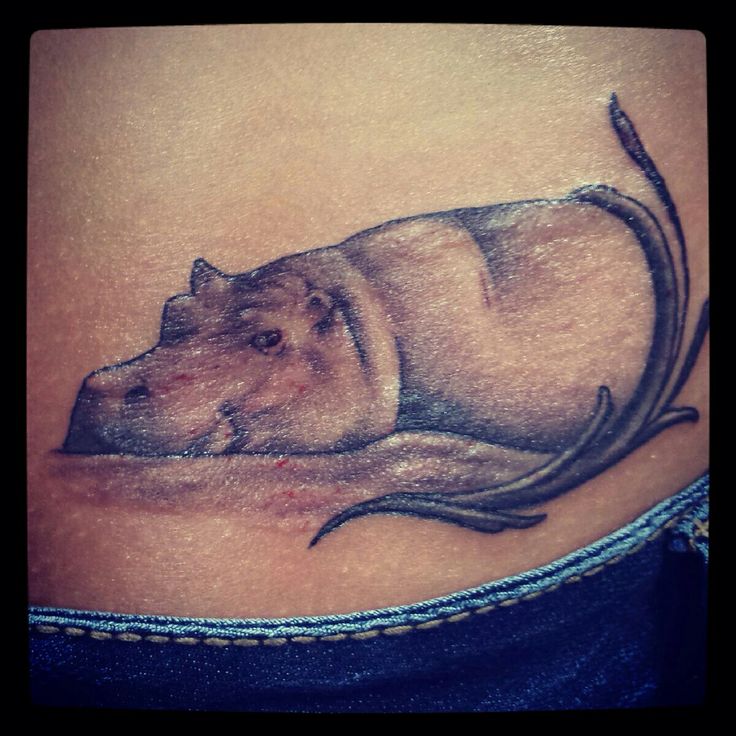 Hippo tattoo!