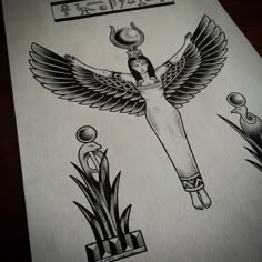goddess isis tattoo