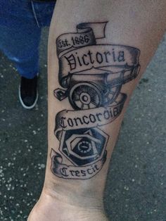 Arsenal Clock End Tattoo