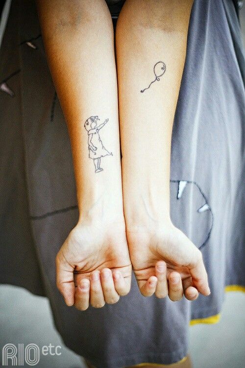Pin by Laurie Mathieu on Tattoo | Balloon tattoo, Small tattoo designs,  Tattoos