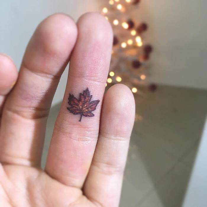 33 Gorgeous Maple Leaf Tattoo Designs - Page 3 of 3 - TattooBloq