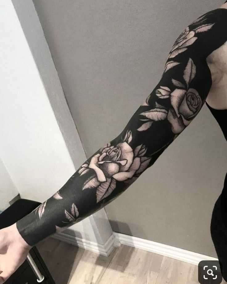 101 Amazing Blackout Tattoos For 2024!