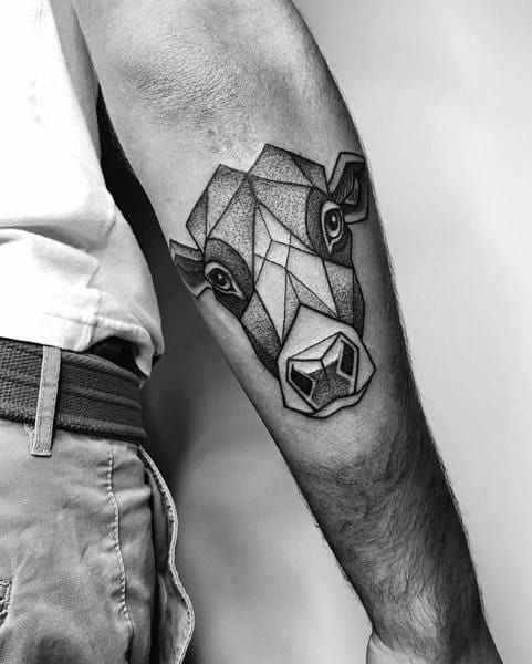 50 Great Cow Tattoo Designs for Men