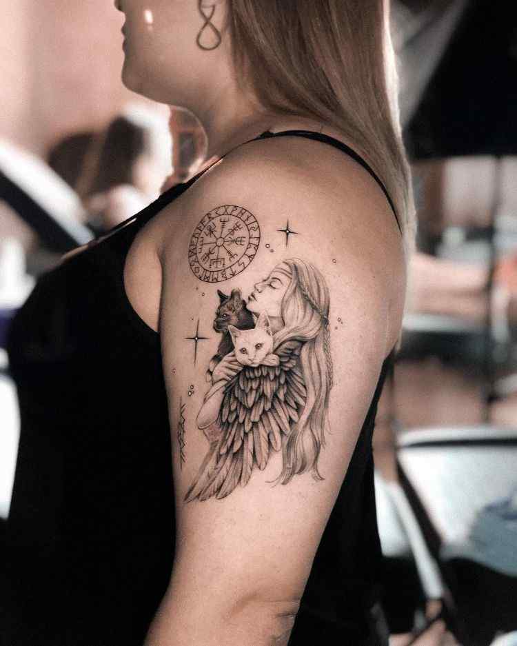 Freya Goddess Tattoo