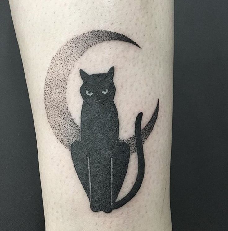 50 Best Black Cat Tattoo Designs - The Paws