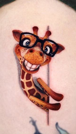 95 Unique Giraffe Tattoos, Ideas, & Meaning - Tattoo Me Now