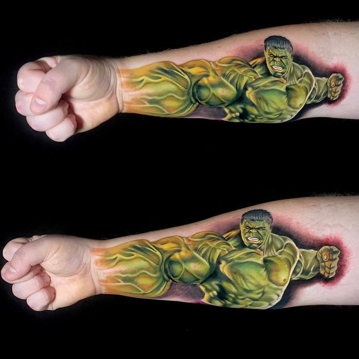 Pin by Samantha Ranew on Tatted up | Marvel tattoos, Hulk tattoo, Cool  tattoo drawings