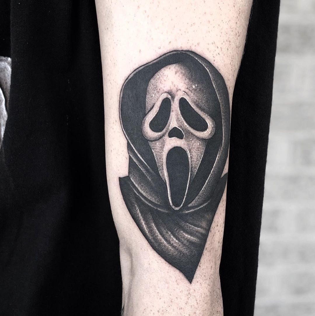 9 Ghostface tattoo ideas | horror tattoo, movie tattoos, scary tattoos
