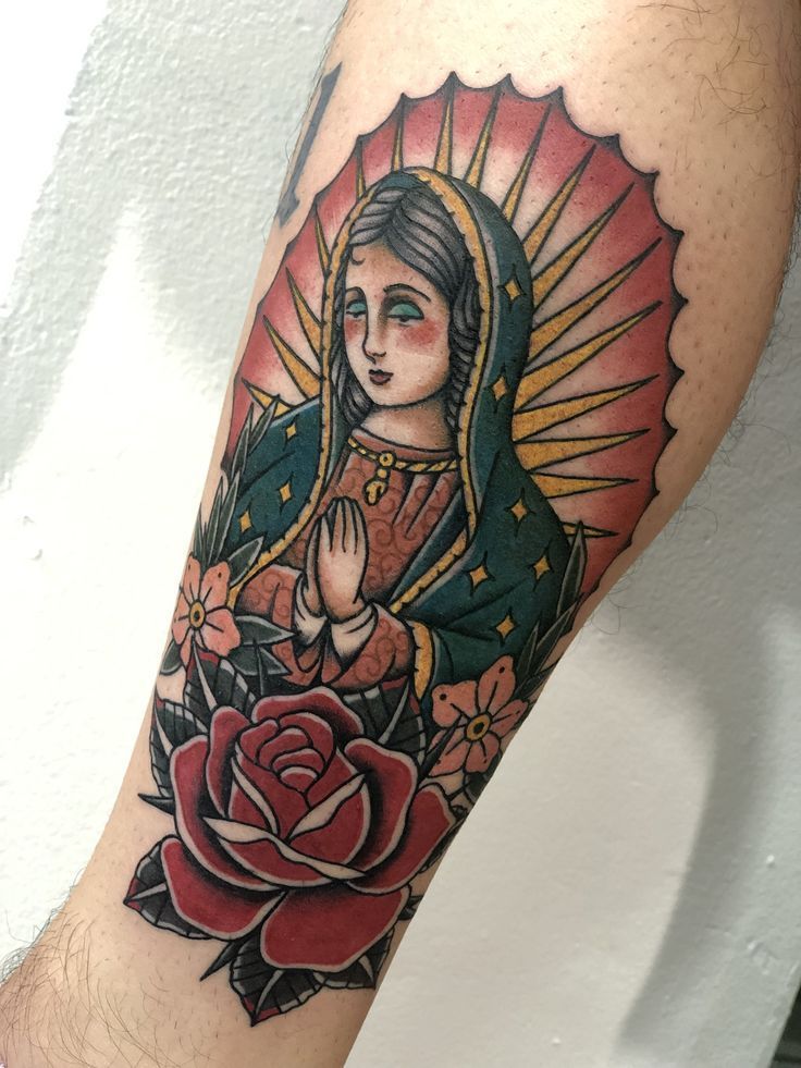 50+ Catholic Mary Tattoo Designs in Different Styles