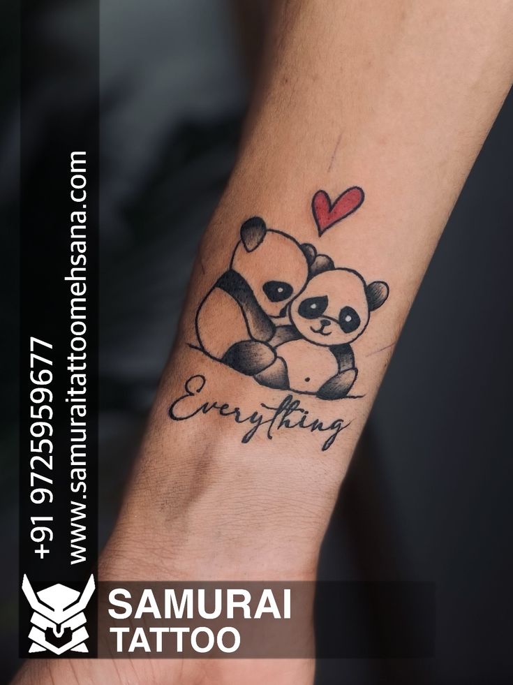 Panda tattoo |Panda tattoo design |Panda tattoo ideas |tattoo for girls