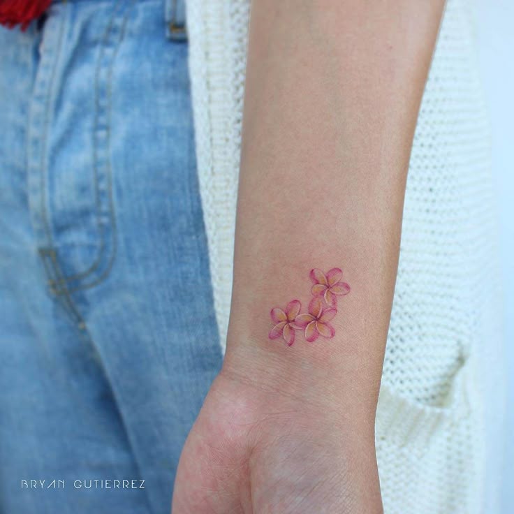 60 Plumeria Tattoo Meaning and Design Ideas