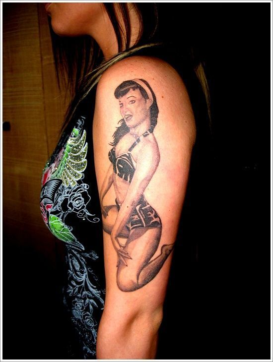 35 Naughty and Sexy Pin up Girl Tattoos