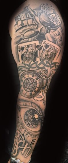 49 Poker Tattoos ideas | tattoos, card tattoo, poker tattoo