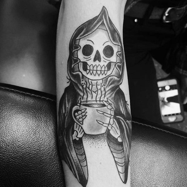 101 Coffee Tattoo Designs for Men