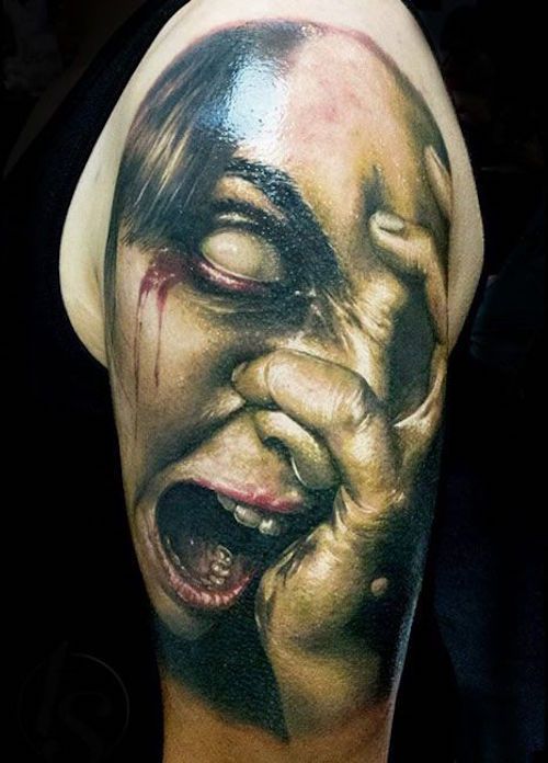 13 Most Realistic Horror Tattoos - Tattoo Designs | Horror tattoo, Fantasy  tattoos, Tattoos