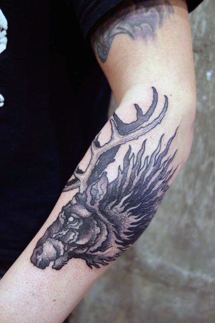 60 Moose Tattoo Designs for Men