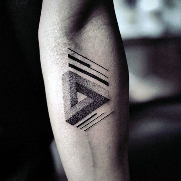 87 Terrific Triangle Tattoo Designs