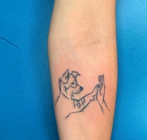 14 Dog Tattoo Ideas For Border Collie Lovers