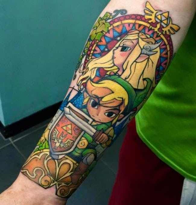 Tattoos Inspired by the Legend of Zelda