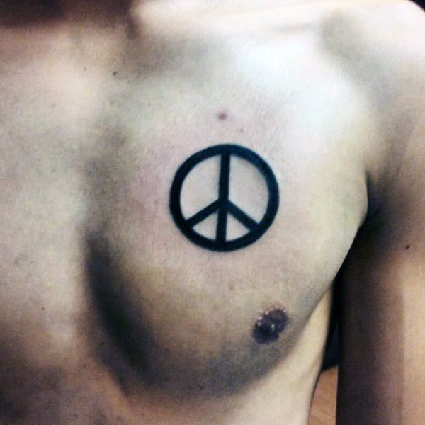 71 Cool Peace Sign Tattoos for Men