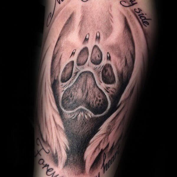 30 Dog Paw Tattoo Ideas for Men and Women
