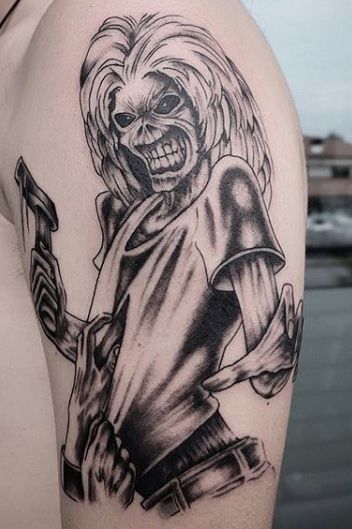 Best 45 Iron Maiden Tattoo Designs and Ideas - NSF News