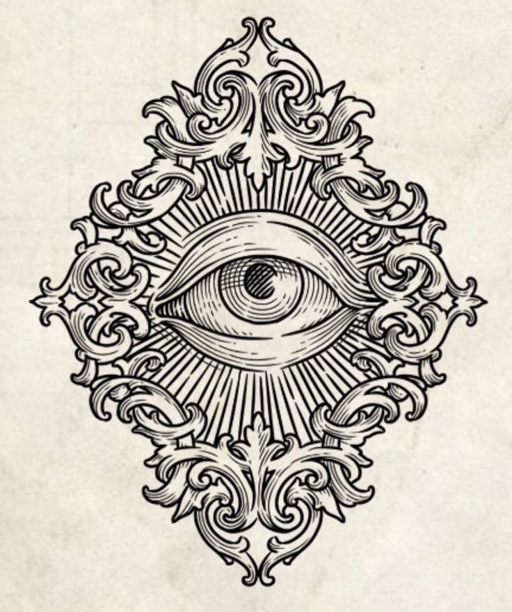 All Seeing Eye Tattoo Design