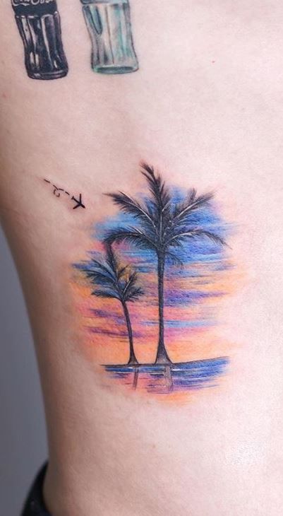 125 Unique Palm Tree Tattoos You'll Need to See - Tattoo Me Now