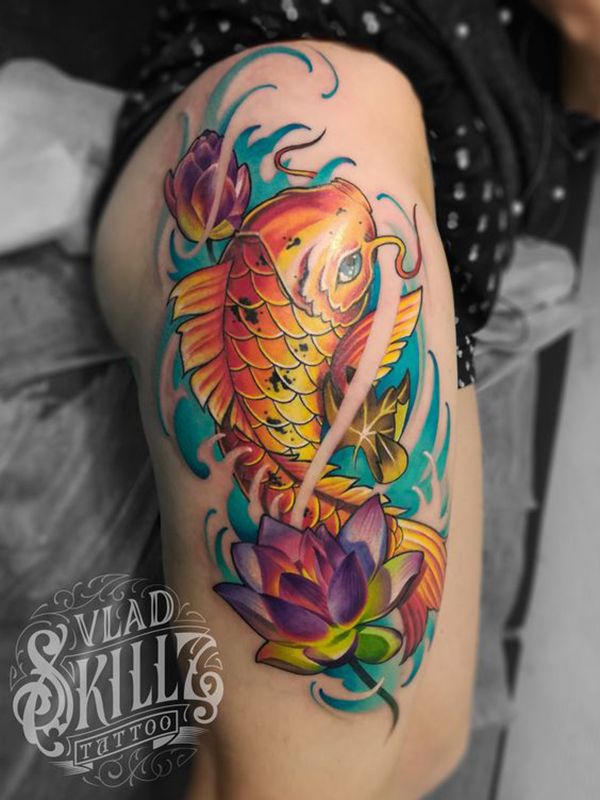 60 Stunning Koi Fish Tattoos that are Both Traditional and Unique