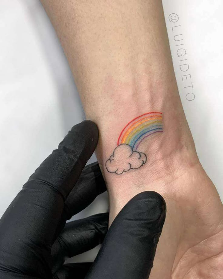 30 Best and Latest Rainbow Tattoo Ideas and Meanings - Body Art Guru
