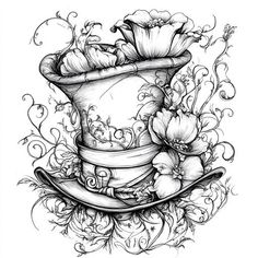 Discover 23 Cartoon / Mad Hatters and Mad Hatter Tattoo Ideas | wonderland  tattoo, mad hatter batman, alice madness and more