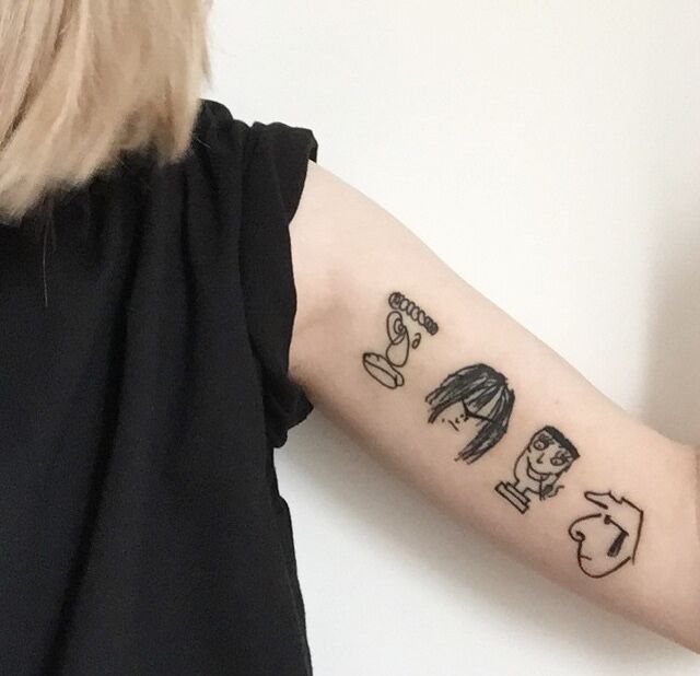 Speaking of the Beatles drawing each other.. Thought you might like my  tattoo of it!
