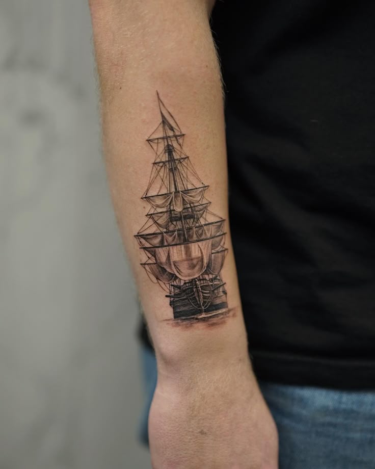 95 Best Ship Tattoo Ideas and Meanings