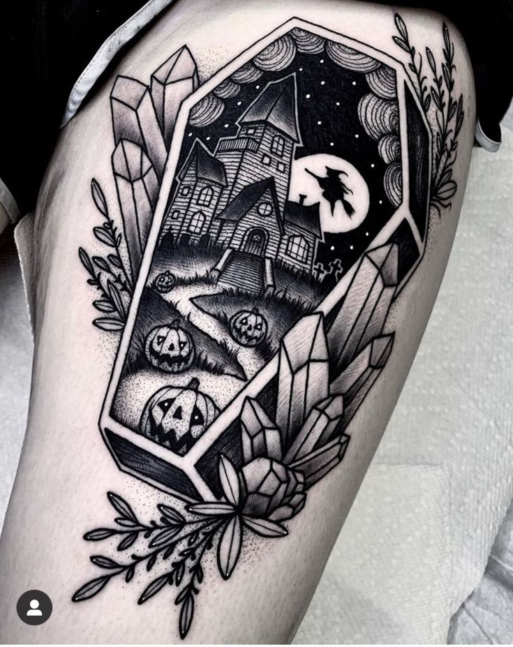 50+ Spooky Halloween Tattoo Ideas - The XO Factor