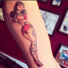 9 Pin up Vintage tattoo ideas in 2025 | pin up tattoos, pin up girl tattoo, pin up girls