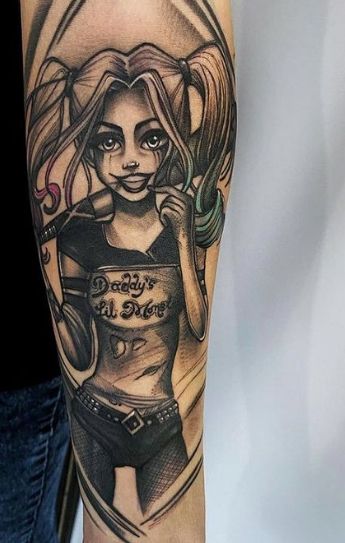 45 Best Harley Quinn Tattoo Designs and Ideas - NSF News and Magazine