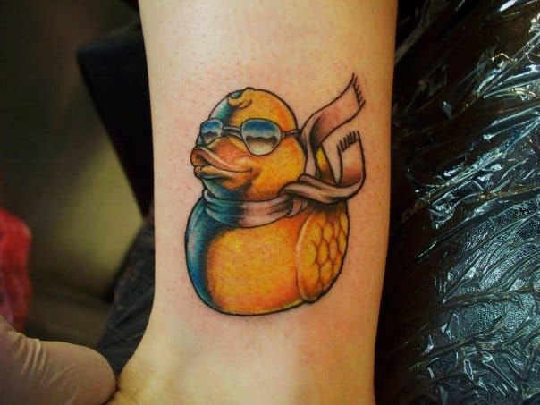20 Unconventional Rubber Duck Tattoos