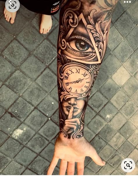 Illuminate Hand Tattoo