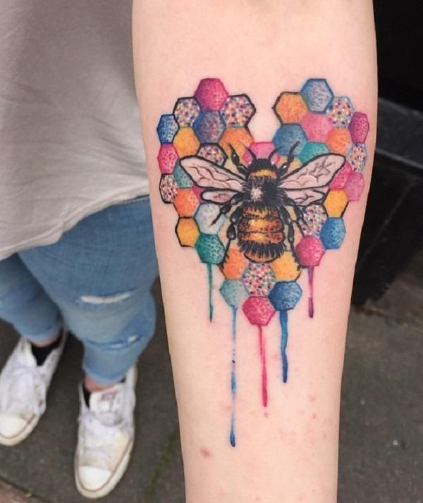 75 Cute Bee Tattoo Ideas | Art and Design