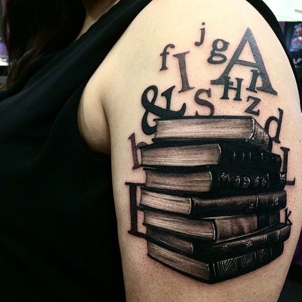 45 Amazing Book Tattoo Ideas - nenuno ...