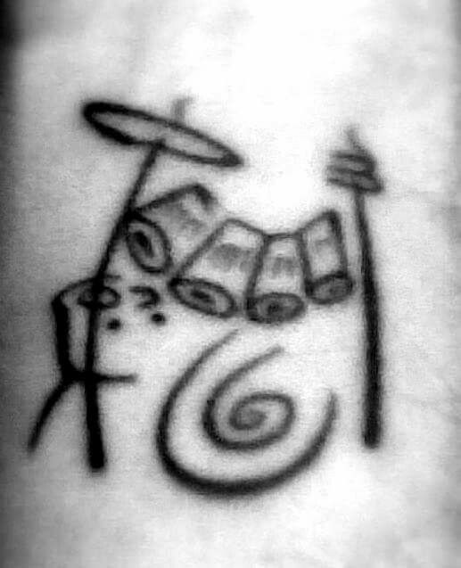 Drums tattoo