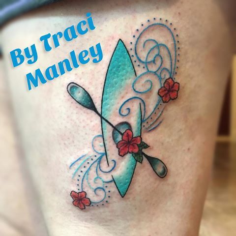 7 Kayak tattoo ideas | kayaking, tattoos, tattoo designs