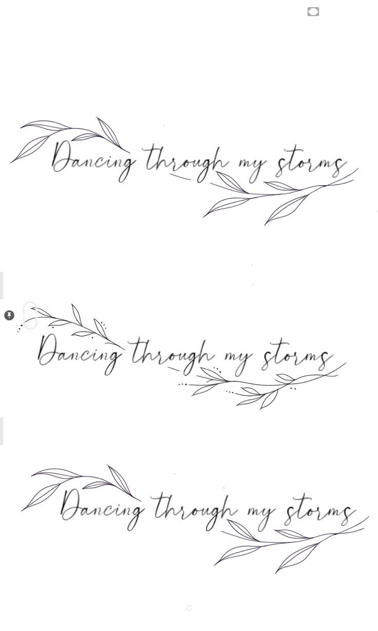 dancing through my storms