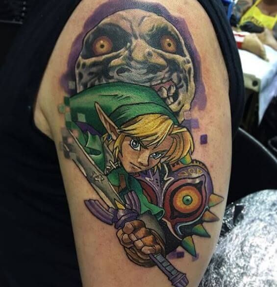 50+ Legend of Zelda Tattoos Ideas (2024) Triforce Designs