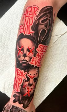100 Horror Movie Sleeve Ideas in 2025 | tattoos, movie tattoos, horror  tattoo
