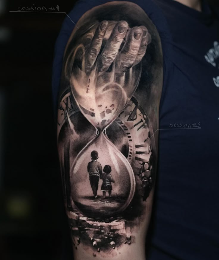 30+ Hourglass Tattoo Ideas for Men and Women - AI Tattoo Lab