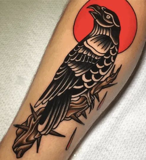 Raven Tattoo - 200+ Crow Tattoo Designs To Inspire You - Tattoo Stylist
