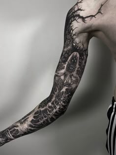 Discover 37 Dark Tattoos and Gotik Tattoo Ideas | scary tattoos, black ink  tattoos, feminine skull tattoos and wicked tattoos and more