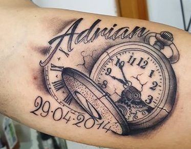 55 Fascinating Birth Clock Tattoo Ideas To Seize Each Your Moment — InkMatch
