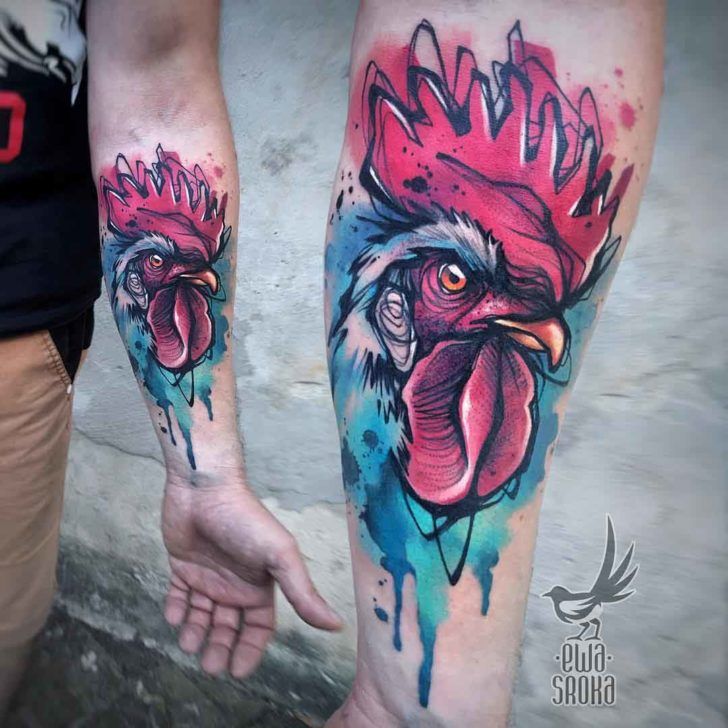 Rooster Tattoo on Forearm – Best Tattoo Ideas Gallery
